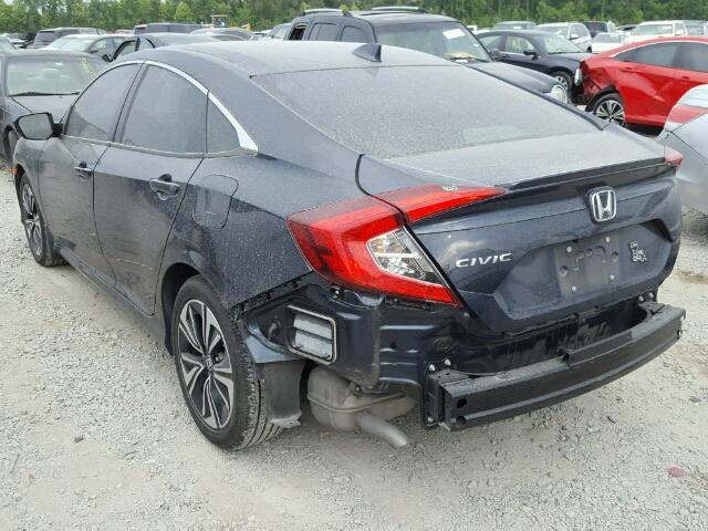 2HGFC1F74HH632925 - 2017 HONDA CIVIC EXL BLUE photo 3