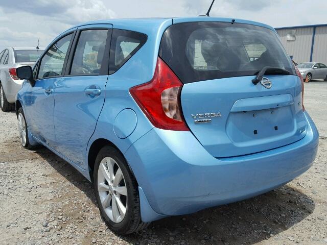 3N1CE2CP8FL445054 - 2015 NISSAN VERSA NO S BLUE photo 3