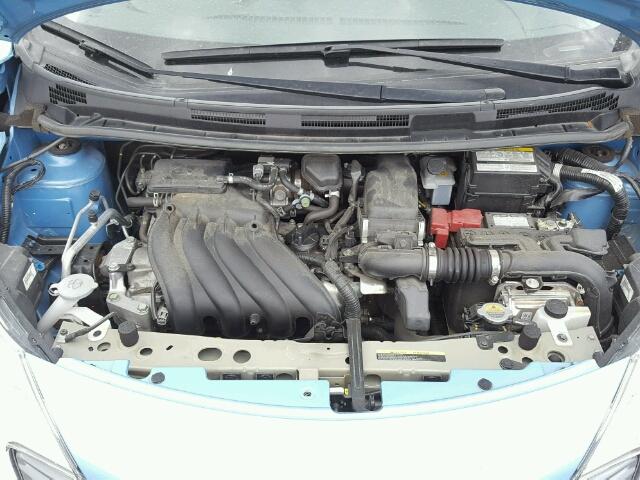 3N1CE2CP8FL445054 - 2015 NISSAN VERSA NO S BLUE photo 7