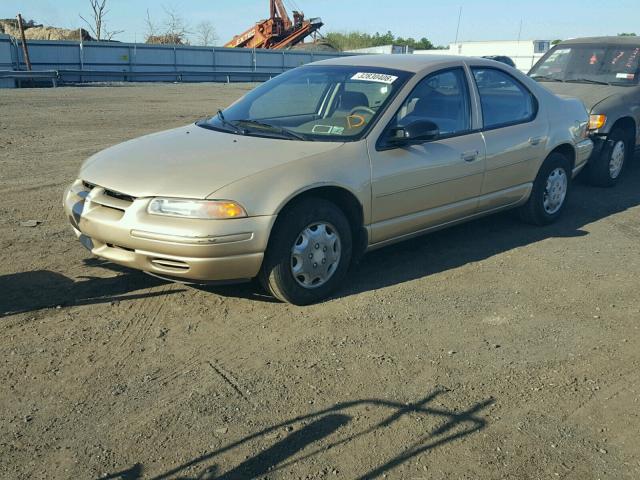 1B3EJ46X7WN234048 - 1998 DODGE STRATUS BEIGE photo 2