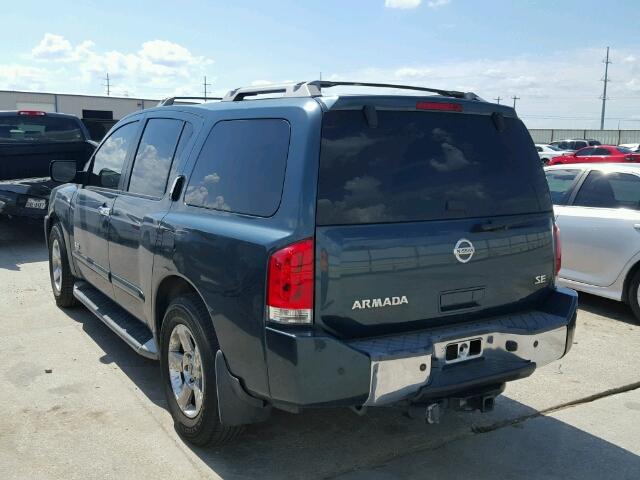 5N1AA08A35N740016 - 2005 NISSAN ARMADA SE GREEN photo 3