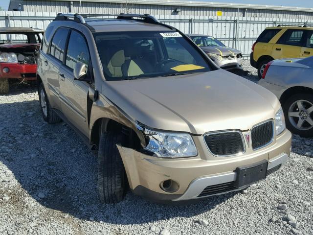 2CKDL63F166092708 - 2006 PONTIAC TORRENT GOLD photo 1