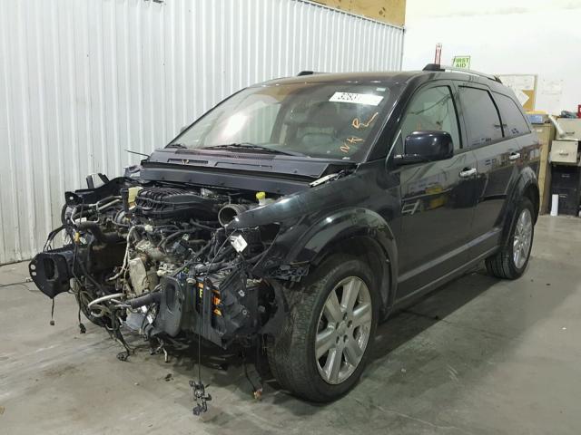 3D4PG9FG1BT516007 - 2011 DODGE JOURNEY LU BLACK photo 2