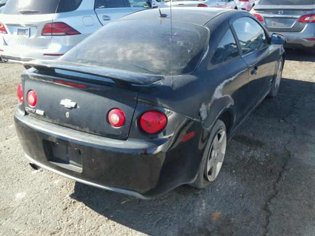 1G1AM18B567684525 - 2006 CHEVROLET COBALT SS BLACK photo 4