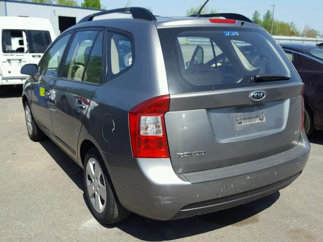 KNAFG528797221988 - 2009 KIA RONDO BASE GRAY photo 3