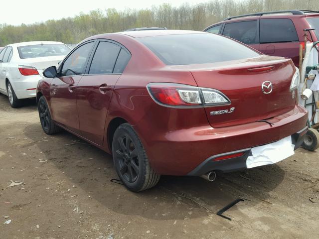 JM1BL1SFXA1188867 - 2010 MAZDA 3 I RED photo 3