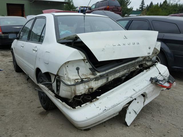 JA3AJ26E22U059853 - 2002 MITSUBISHI LANCER ES WHITE photo 3