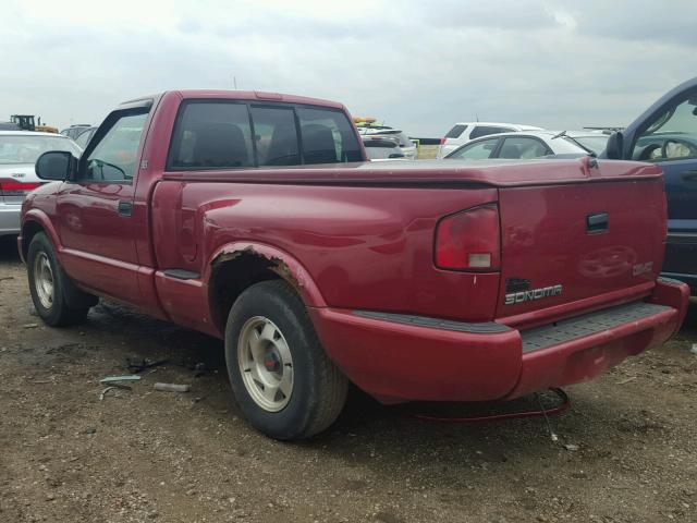 1GTCS1448Y8195384 - 2000 GMC SONOMA RED photo 3