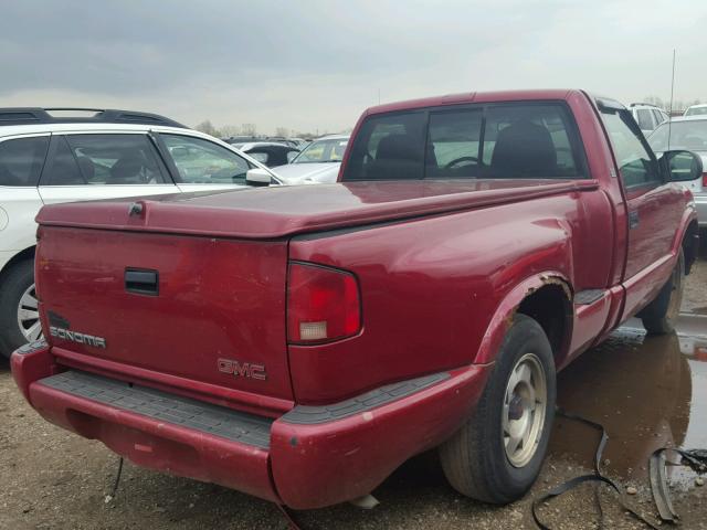 1GTCS1448Y8195384 - 2000 GMC SONOMA RED photo 4