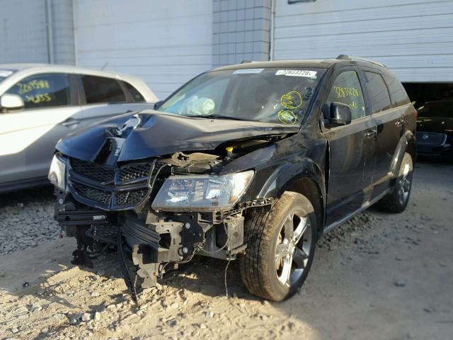 3C4PDDGG1GT245688 - 2016 DODGE JOURNEY CR BLACK photo 2