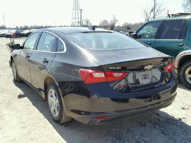 1G1ZB5ST7GF357293 - 2016 CHEVROLET MALIBU LS 黑色 照片 3
