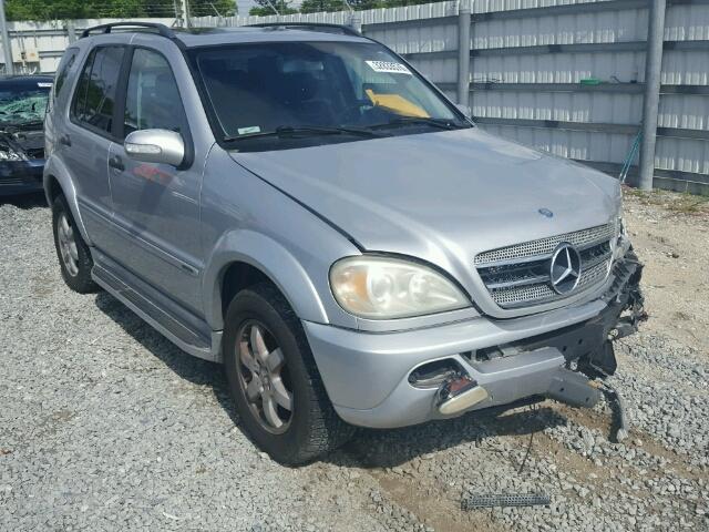 4JGAB57E54A510448 - 2004 MERCEDES-BENZ ML 350 GRAY photo 1