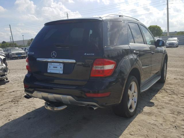 4JGBB7CB3AA588461 - 2010 MERCEDES-BENZ ML 550 4MA BLACK photo 4