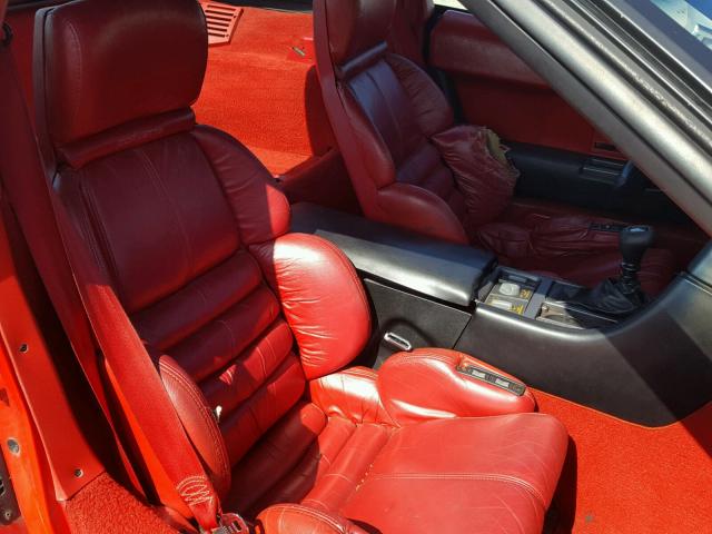 1G1YZ23J2L5802137 - 1990 CHEVROLET CORVETTE Z RED photo 6