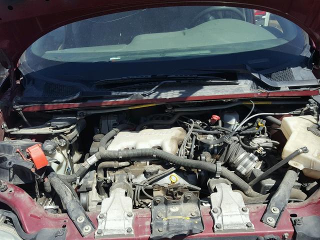 1GMDU03E74D138223 - 2004 PONTIAC MONTANA RED photo 7