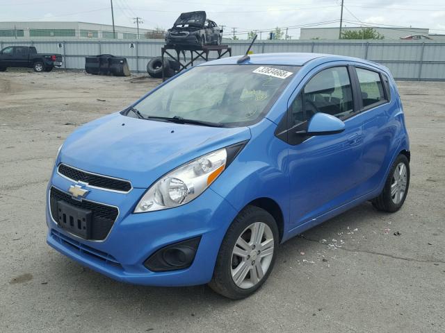 KL8CB6S93EC532539 - 2014 CHEVROLET SPARK LS PURPLE photo 2