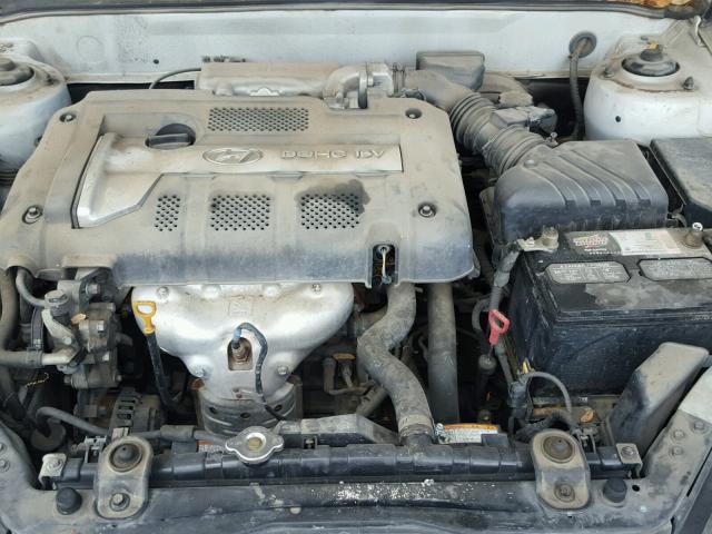 KMHHM66D07U258389 - 2007 HYUNDAI TIBURON GS SILVER photo 7