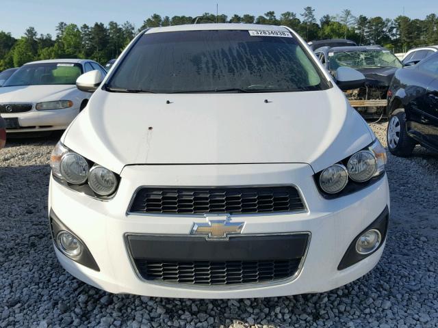 1G1JC5SHXC4167550 - 2012 CHEVROLET SONIC LT WHITE photo 9