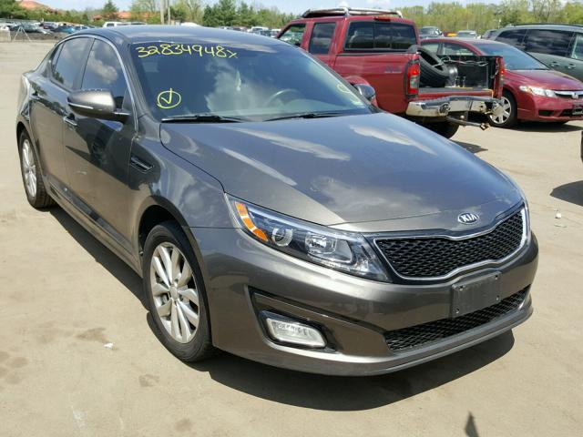 5XXGN4A71EG322428 - 2014 KIA OPTIMA EX GRAY photo 1