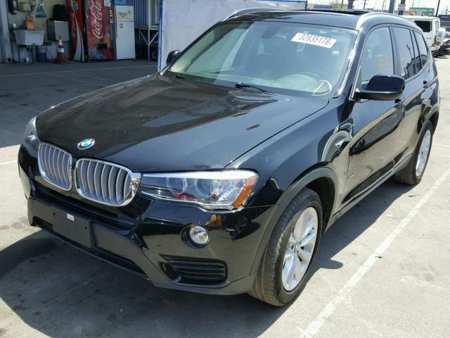 5UXWX9C59G0D66746 - 2016 BMW X3 XDRIVE2 BLACK photo 2