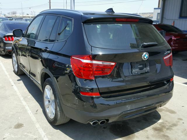 5UXWX9C59G0D66746 - 2016 BMW X3 XDRIVE2 BLACK photo 3
