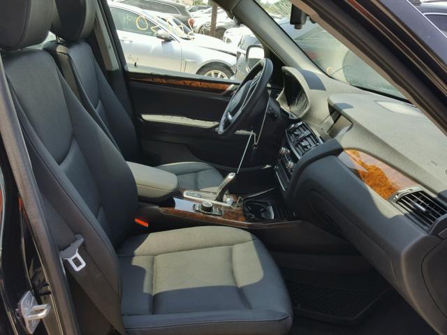 5UXWX9C59G0D66746 - 2016 BMW X3 XDRIVE2 BLACK photo 5