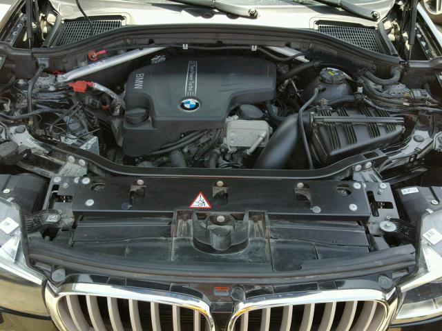 5UXWX9C59G0D66746 - 2016 BMW X3 XDRIVE2 BLACK photo 7