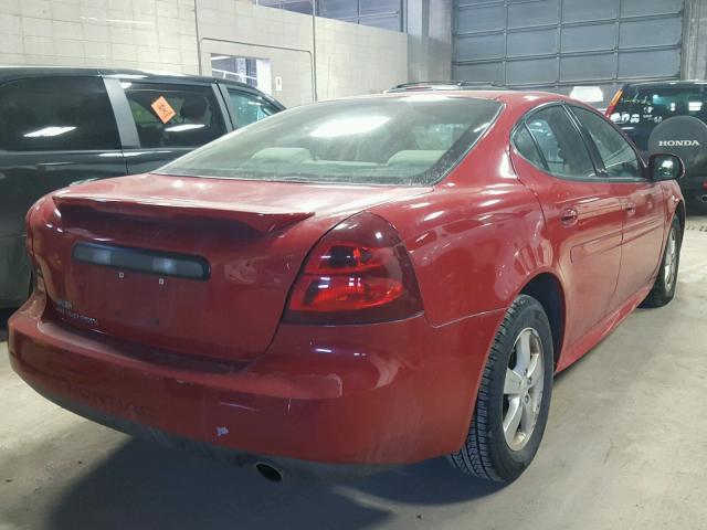 2G2WP552681158179 - 2008 PONTIAC GRAND PRIX Qırmızı foto 4