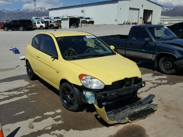 KMHCM3AC0AU153740 - 2010 HYUNDAI ACCENT BLU YELLOW photo 1