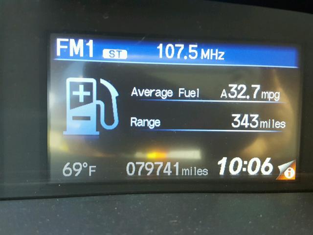 2HGFB2F96CH575842 - 2012 HONDA CIVIC EXL GRAY photo 8