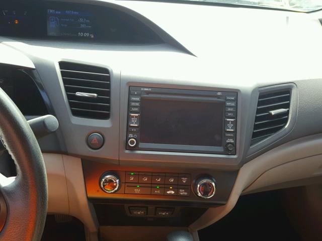 2HGFB2F96CH575842 - 2012 HONDA CIVIC EXL GRAY photo 9