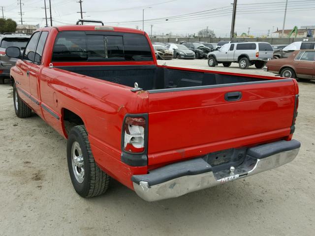 1B7HC13Y4WJ128097 - 1998 DODGE RAM 1500 RED photo 3