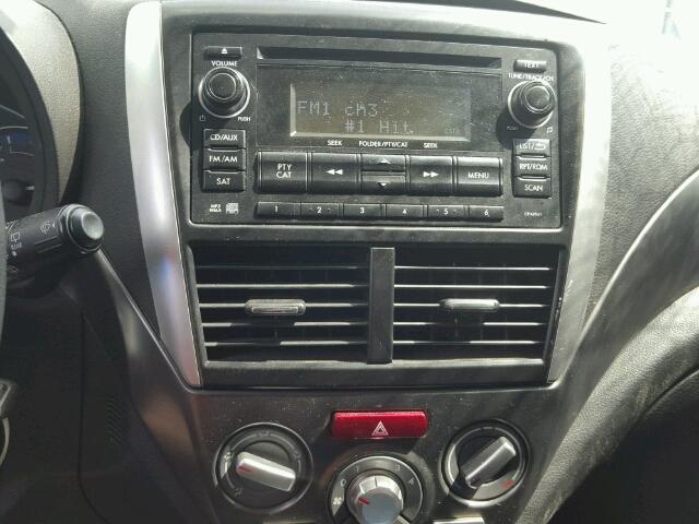 JF2SHADC2BH740053 - 2011 SUBARU FORESTER 2 BLACK photo 9