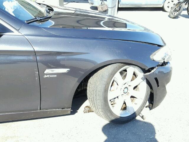 WBAFU9C52BC278083 - 2011 BMW 550 XI CHARCOAL photo 9