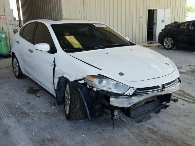 1C3CDFCA8DD346650 - 2013 DODGE DART LIMIT WHITE photo 1