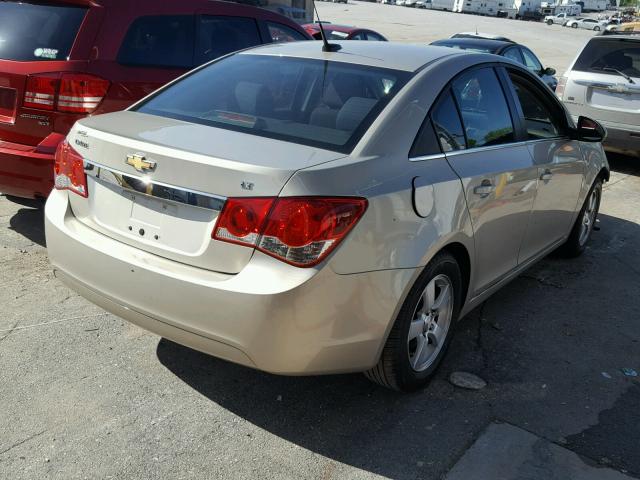 1G1PC5SB7D7167463 - 2013 CHEVROLET CRUZE LT SILVER photo 4