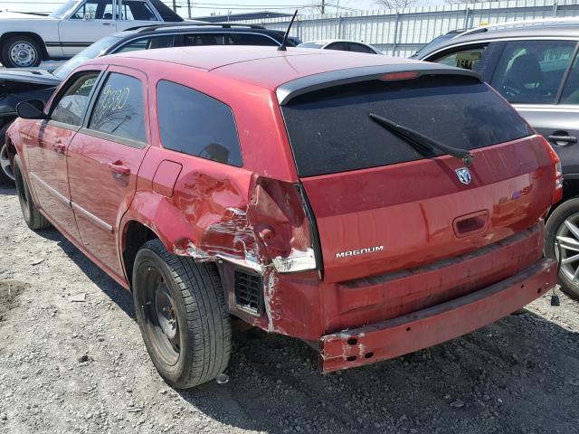 2D4FV47T48H177826 - 2008 DODGE MAGNUM BURGUNDY photo 3