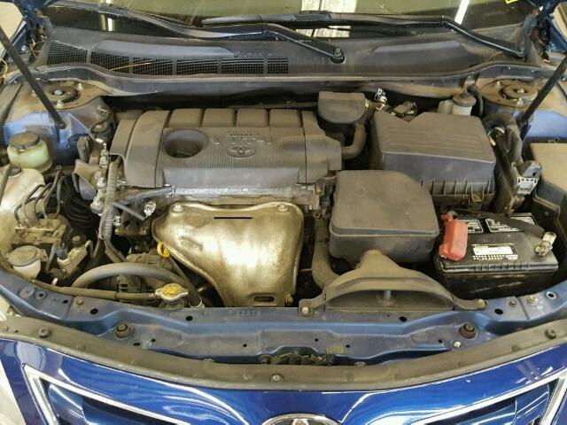 4T1BF3EK5AU576062 - 2010 TOYOTA CAMRY BASE BLUE photo 7