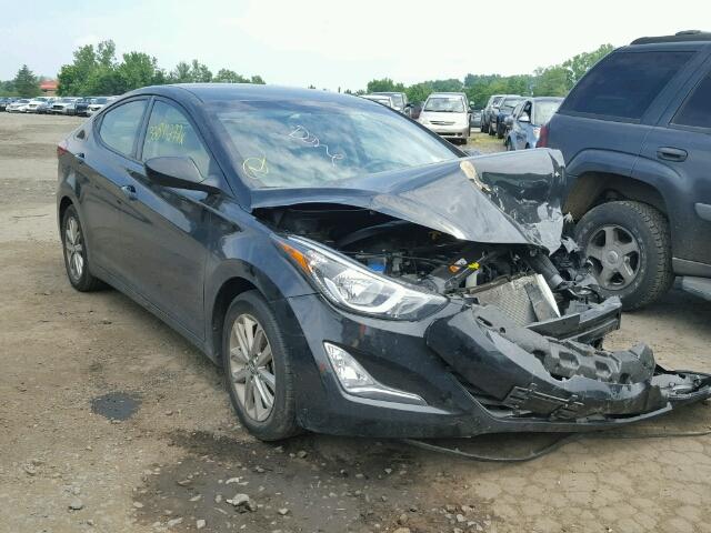 5NPDH4AE5EH482079 - 2014 HYUNDAI ELANTRA SE BLACK photo 1