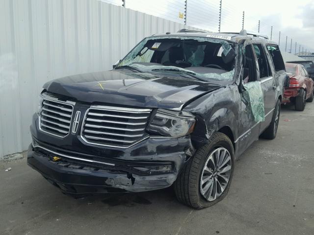 5LMJJ3HT9HEL03495 - 2017 LINCOLN NAVIGATOR BLACK photo 2