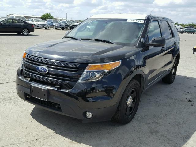 1FM5K8AR3DGC72904 - 2013 FORD EXPLORER P BLACK photo 2