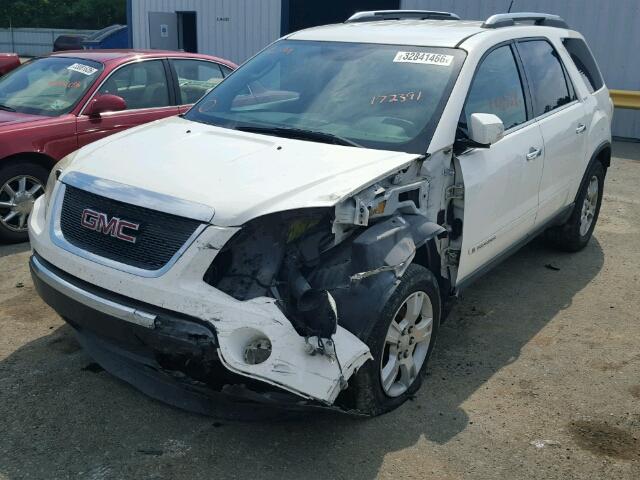 1GKEV23747J172391 - 2007 GMC ACADIA SLT WHITE photo 10