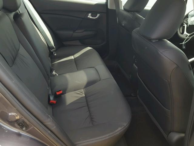 19XFB2F93FE255666 - 2015 HONDA CIVIC EXL GRAY photo 6