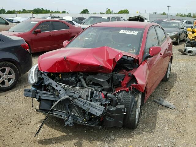 KMHCU4AE6EU753921 - 2014 HYUNDAI ACCENT RED photo 2