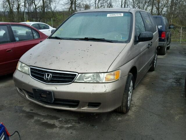 5FNRL18544B145117 - 2004 HONDA ODYSSEY LX TAN photo 2