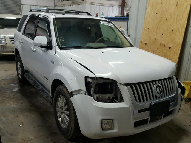 4M2CU87118KJ01671 - 2008 MERCURY MARINER PR WHITE photo 1