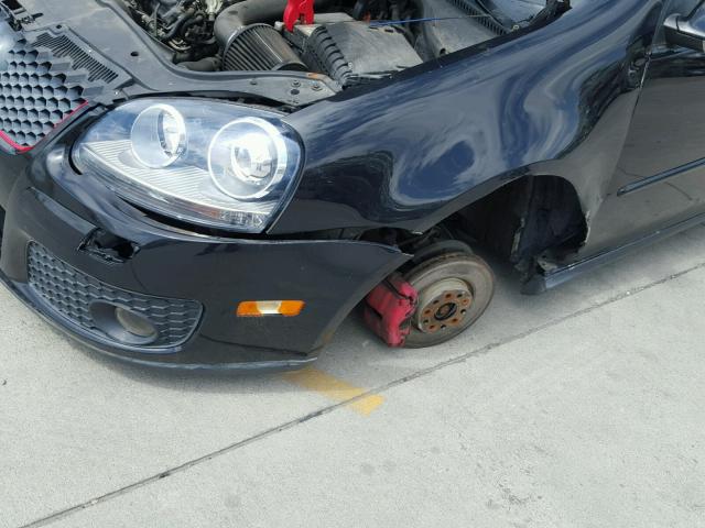 WVWEV71K46W125895 - 2006 VOLKSWAGEN NEW GTI BLACK photo 9