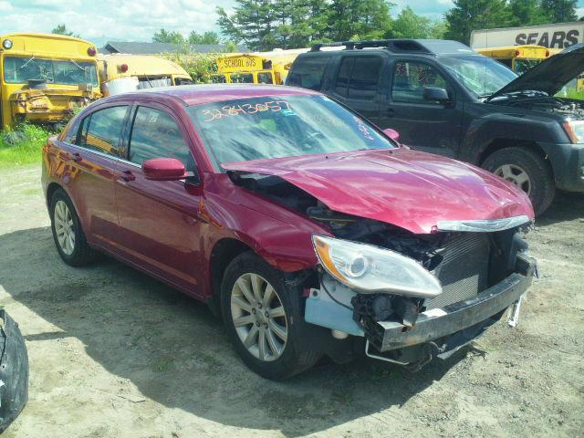 1C3CCBBB5DN579434 - 2013 CHRYSLER 200 TOURIN MAROON photo 1