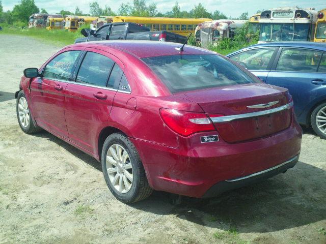 1C3CCBBB5DN579434 - 2013 CHRYSLER 200 TOURIN MAROON photo 3