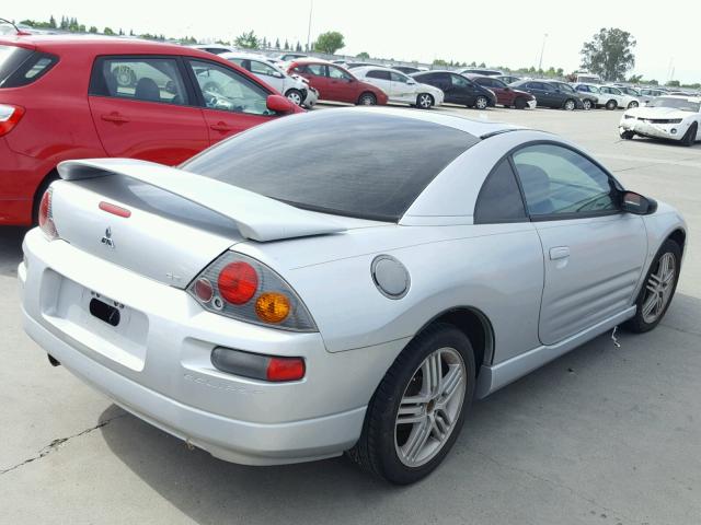 4A3AC84H83E116674 - 2003 MITSUBISHI ECLIPSE GT SILVER photo 4